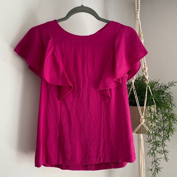 Magenta Pink Banana Republic Top Blouse - Picture 1 of 2